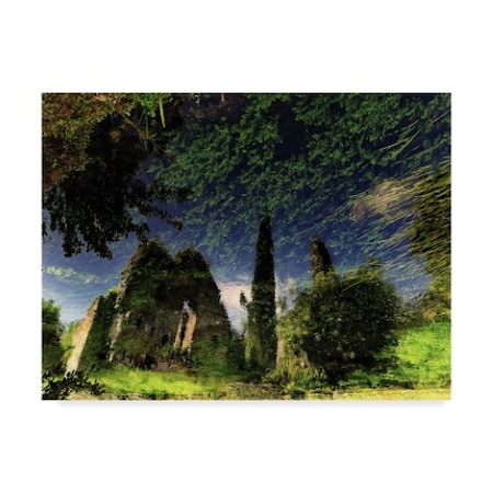 Fulvio Pellegrini 'Reflected Ruins' Canvas Art,14x19